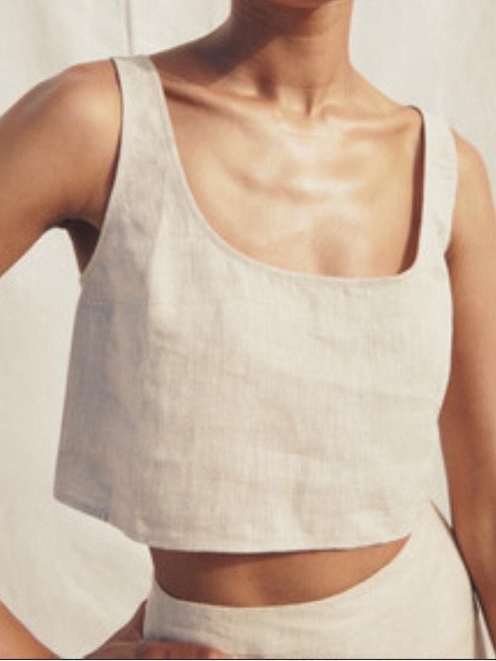 Reformation Adalyn Linen Top Women's 6 nwot